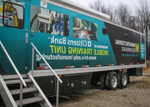 Exterior of Tri-C's Mobile Training Unit